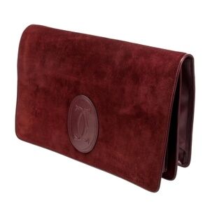 Cartier Vintage Suede Clutch